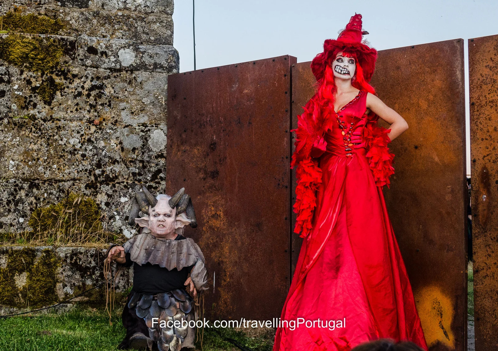 Figurantes na festa de Sexta-feira 13 de Montalegre, numa edição anterior