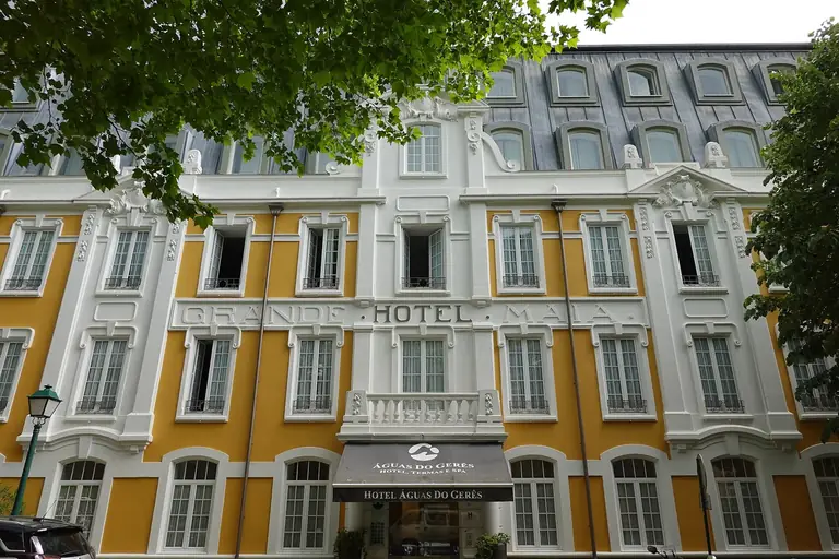 Façade of Hotel Águas do Gerês, formerly Grande Hotel Maia